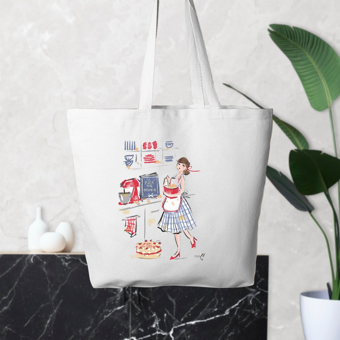 F the Patriarchy Cake Tote