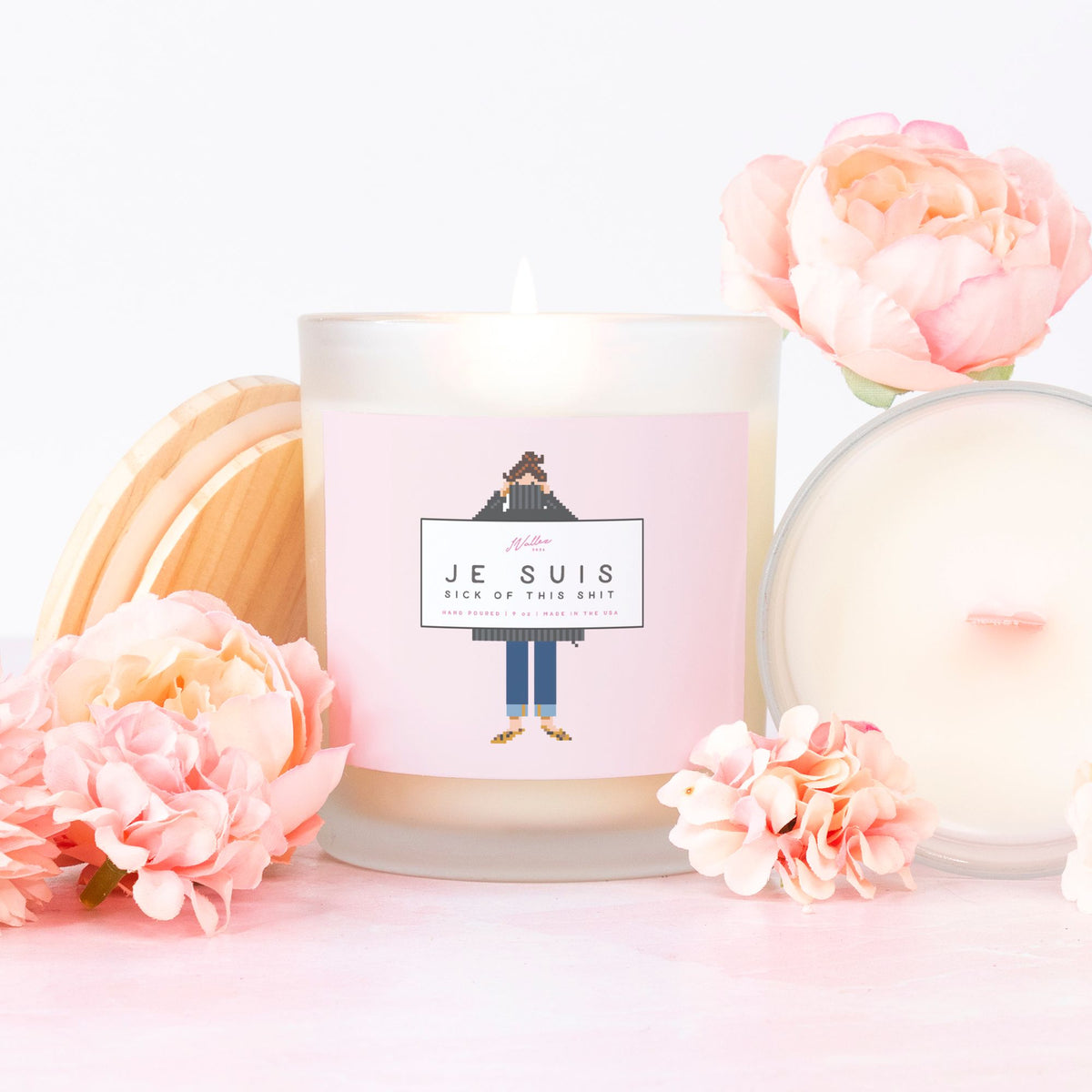 Je Suis Sick of This Shit Candle (Pink) 2026