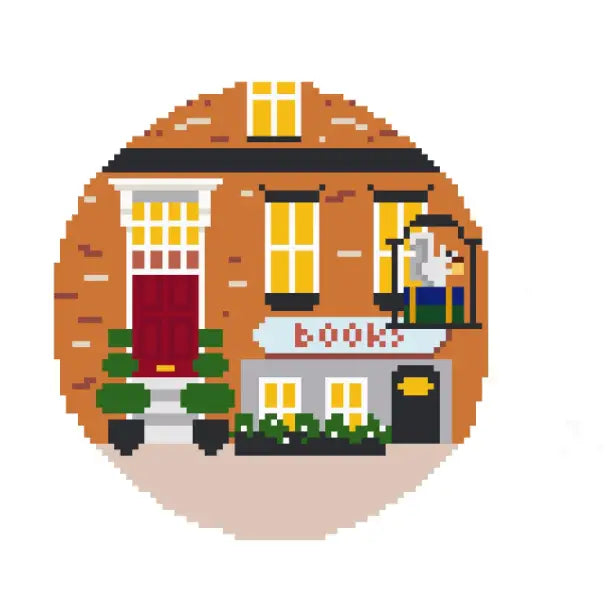 JV155 - Beacon Hill Books Summer Needlepoint Canvas