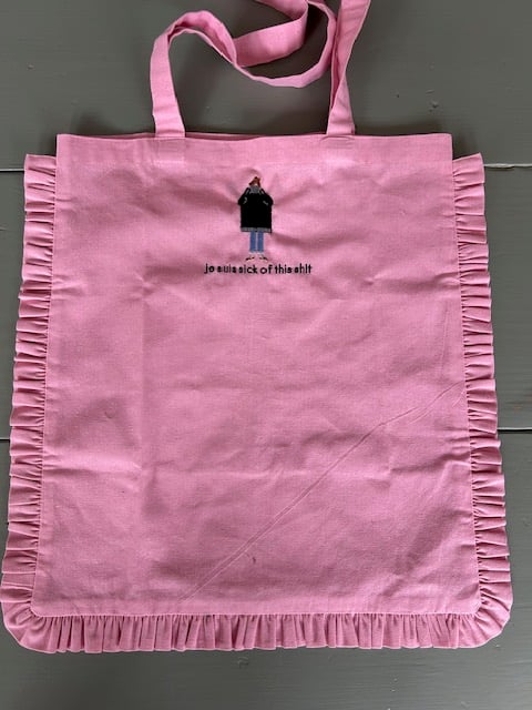 Je Suis Sick of This Shit - Embroidered Totes & Pouches