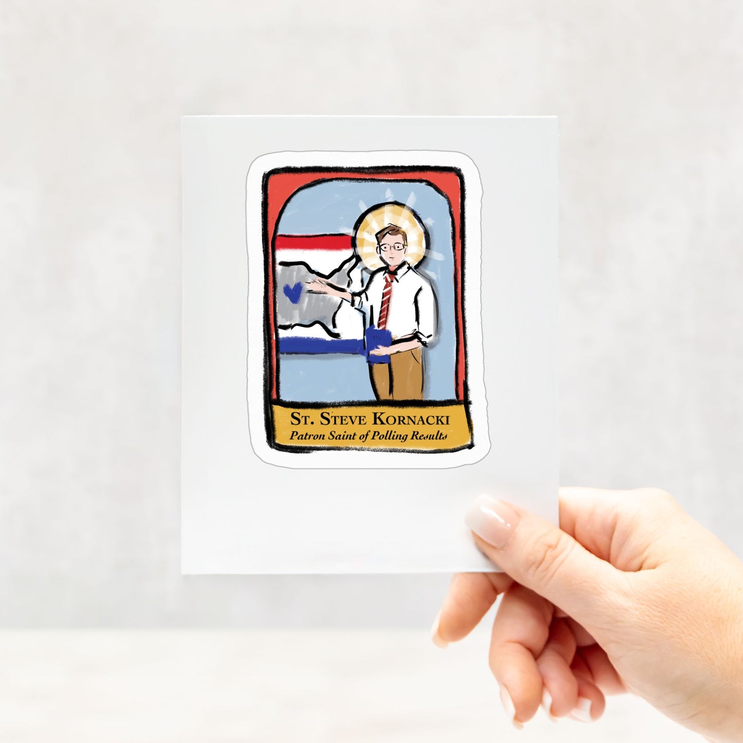 St Steve Kornacki Sticker