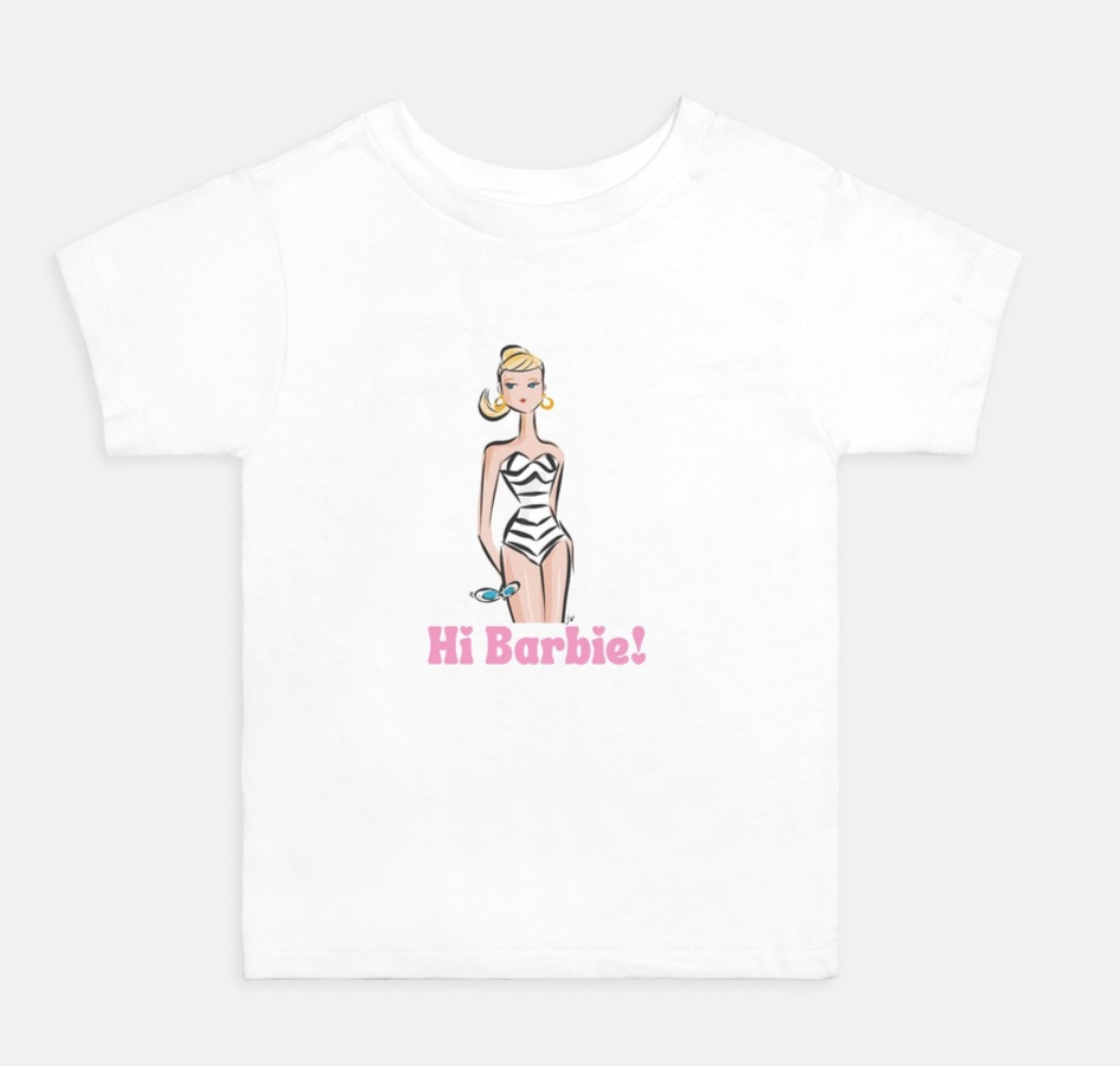 Hi Barbie Toddler Tee