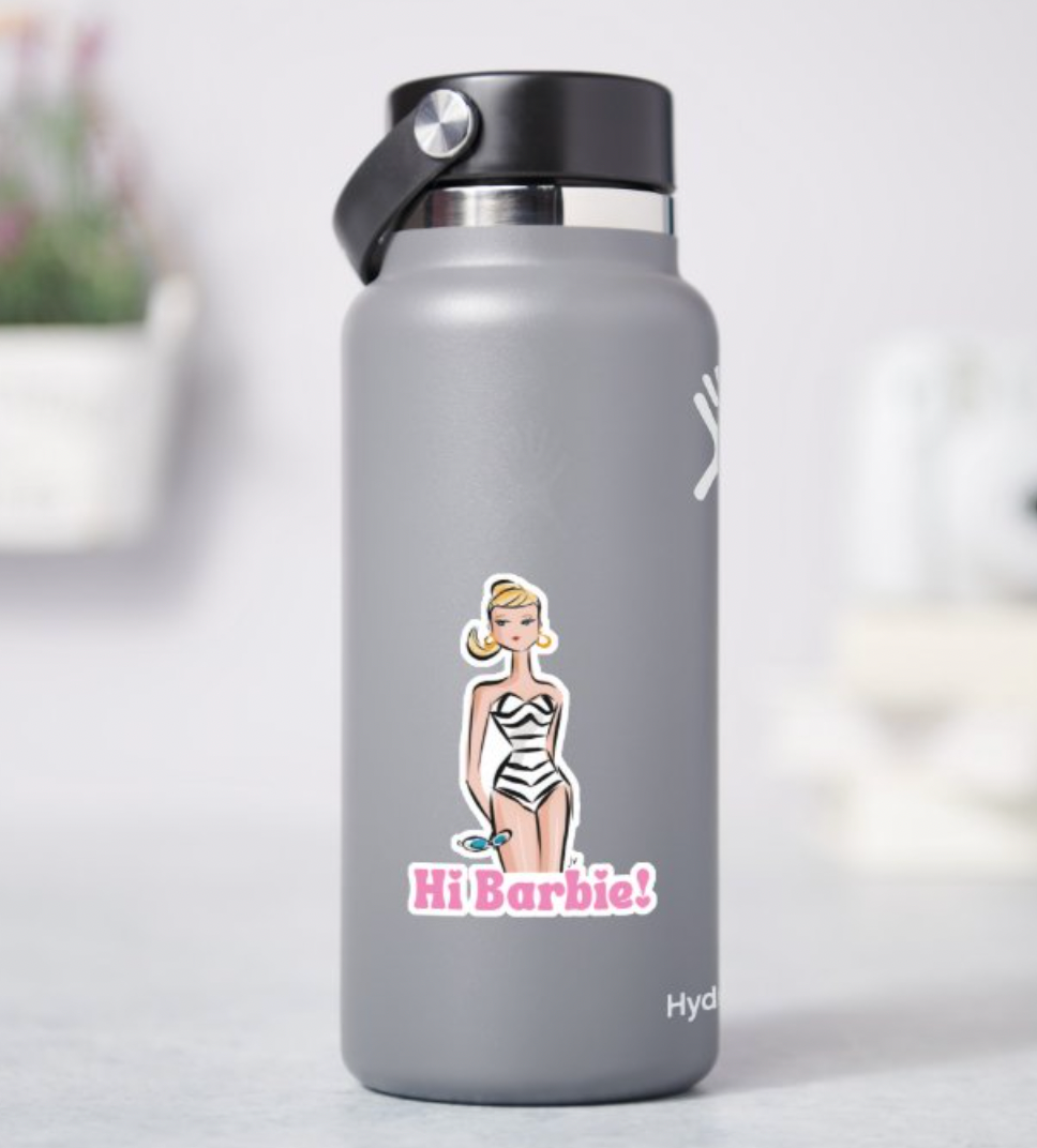 Hi Barbie! Sticker