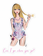Taylor Swift Lover Can I Go Sticker