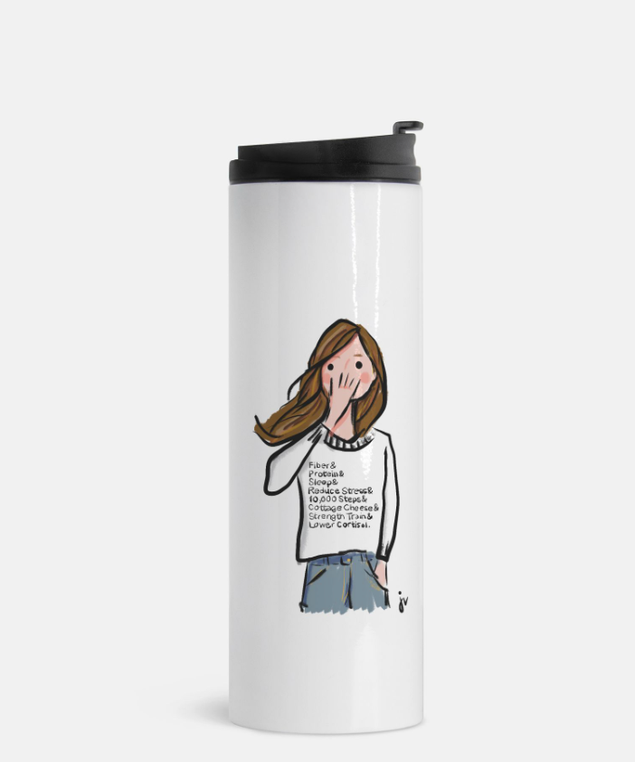 Gen X Menopause Girl Tumbler