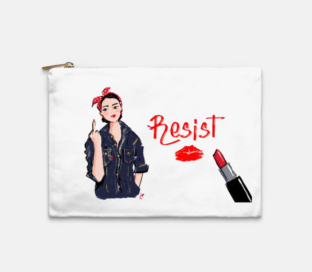 Resist Lipstick Cosmetic Pouch