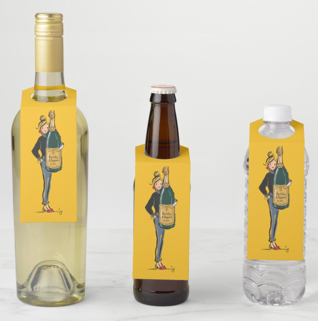 For When It Happens - Bottle Hangers