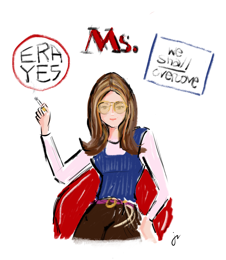 Gloria Steinem Art Print