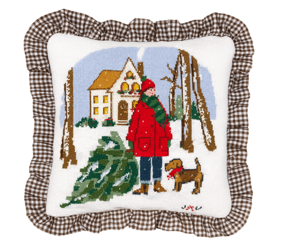 Cold Outside Needlepoint Canvas