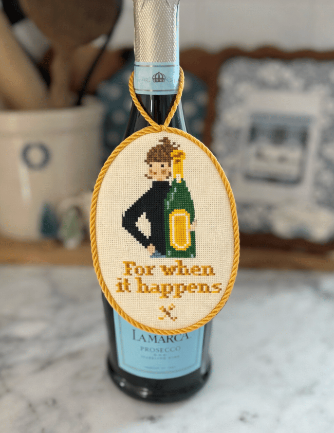 For When It Happens Champagne Bottle Hang