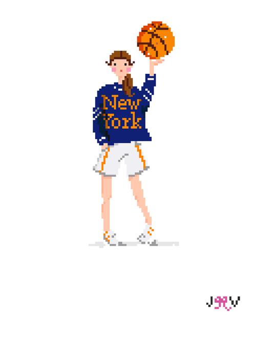 Knicks New York Digital Needlepoint Chart