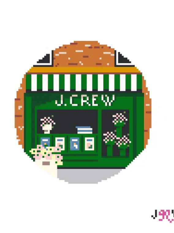 JV152 - Newsstand Needlepoint Canvas