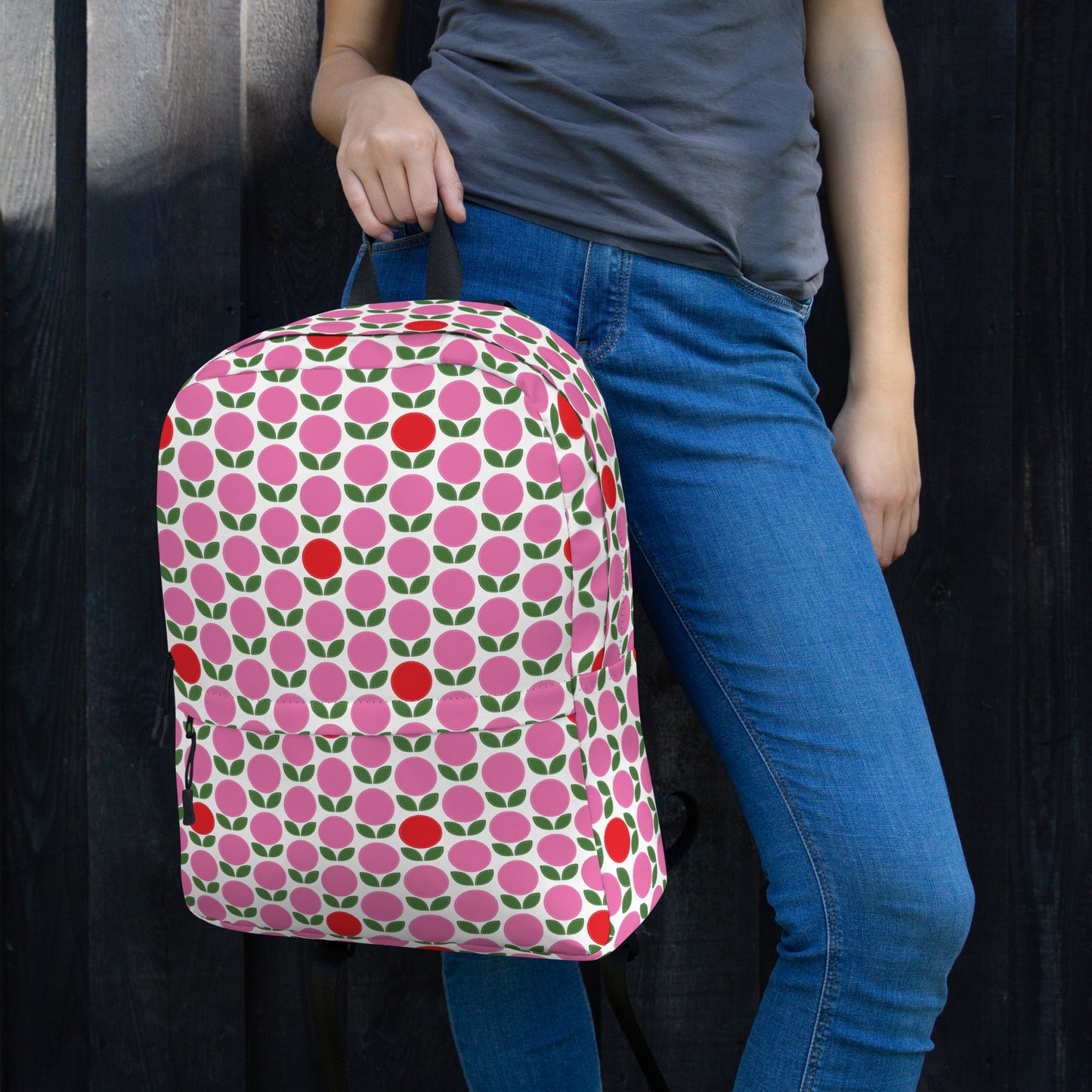 Vintage Sophie & Lili Floral Print Backpack