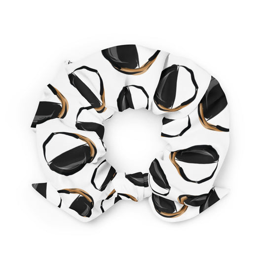 Black & White Cookie Hanukkah Scrunchie