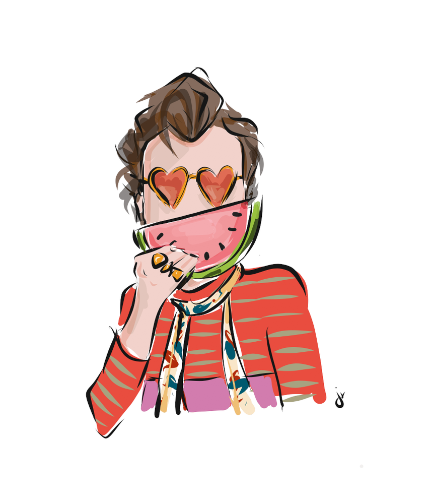 Harry Styles Watermelon Sugar Art Print