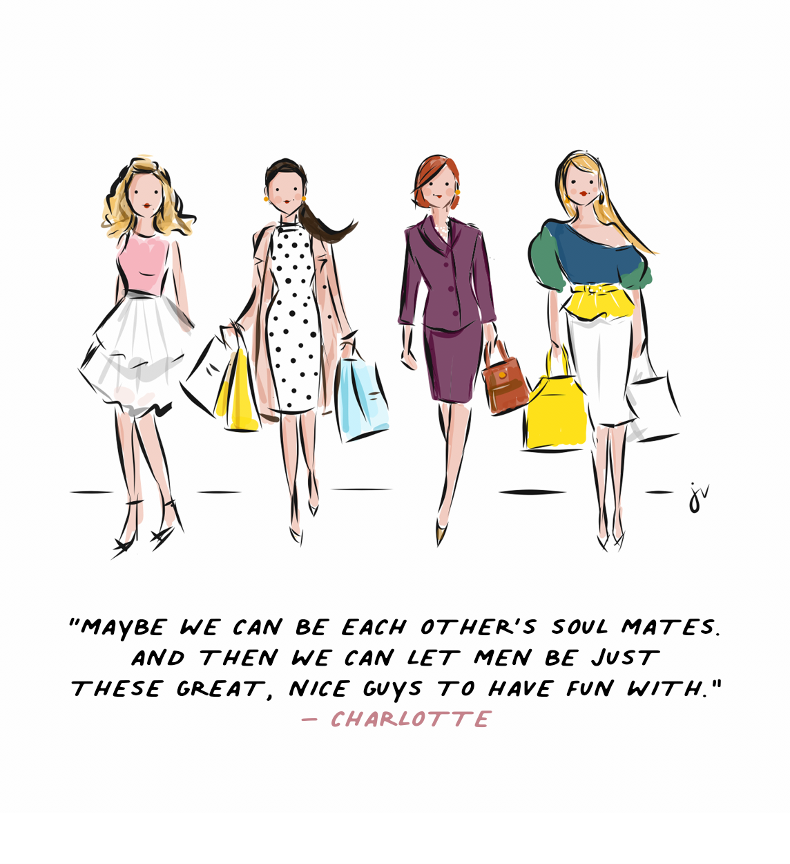 Sex and The City Art Print
