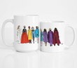 Rainbow Inauguration (9 women) Art Print, Mug, Tote & Tee (sold separately - select from dropdown)