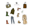 Fall Outfits Stickers