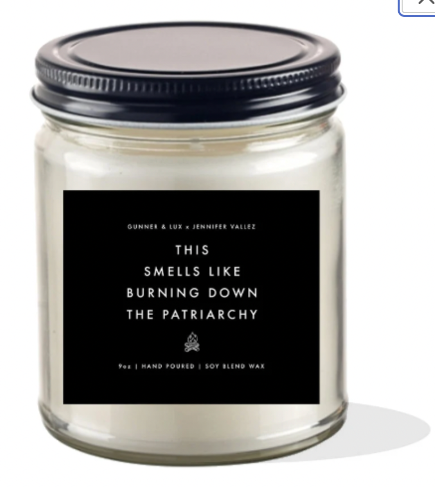 2021 Ceramic Gunner & Lux Collab - Burn Down The Patriarchy Candle