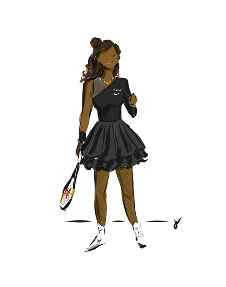 Serena Williams Art Print