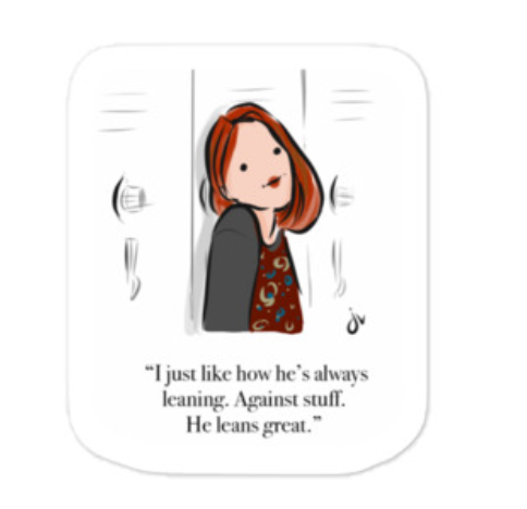 Angela Chase My So Called Life Sticker