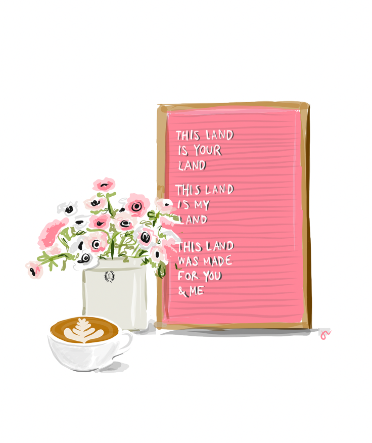 This Land is Your Land Sticker