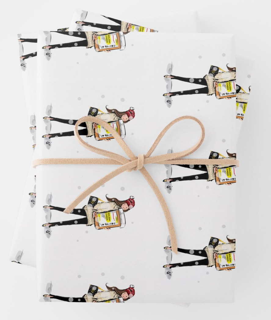 Holiday Cheer Gift Wrap Sheets