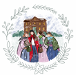 Little Women Winter Sticker