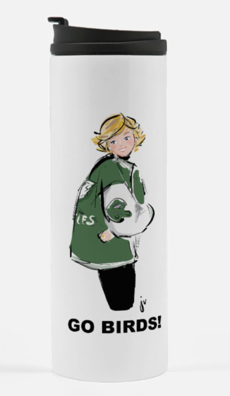 Princess Diana Philadelphia Eagles Tumbler