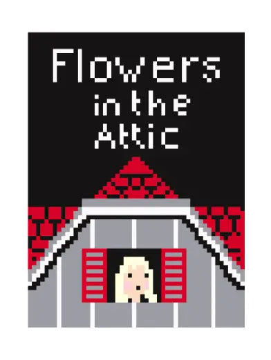 JV113 - Flowers In The Attic Needlepoint Canvas