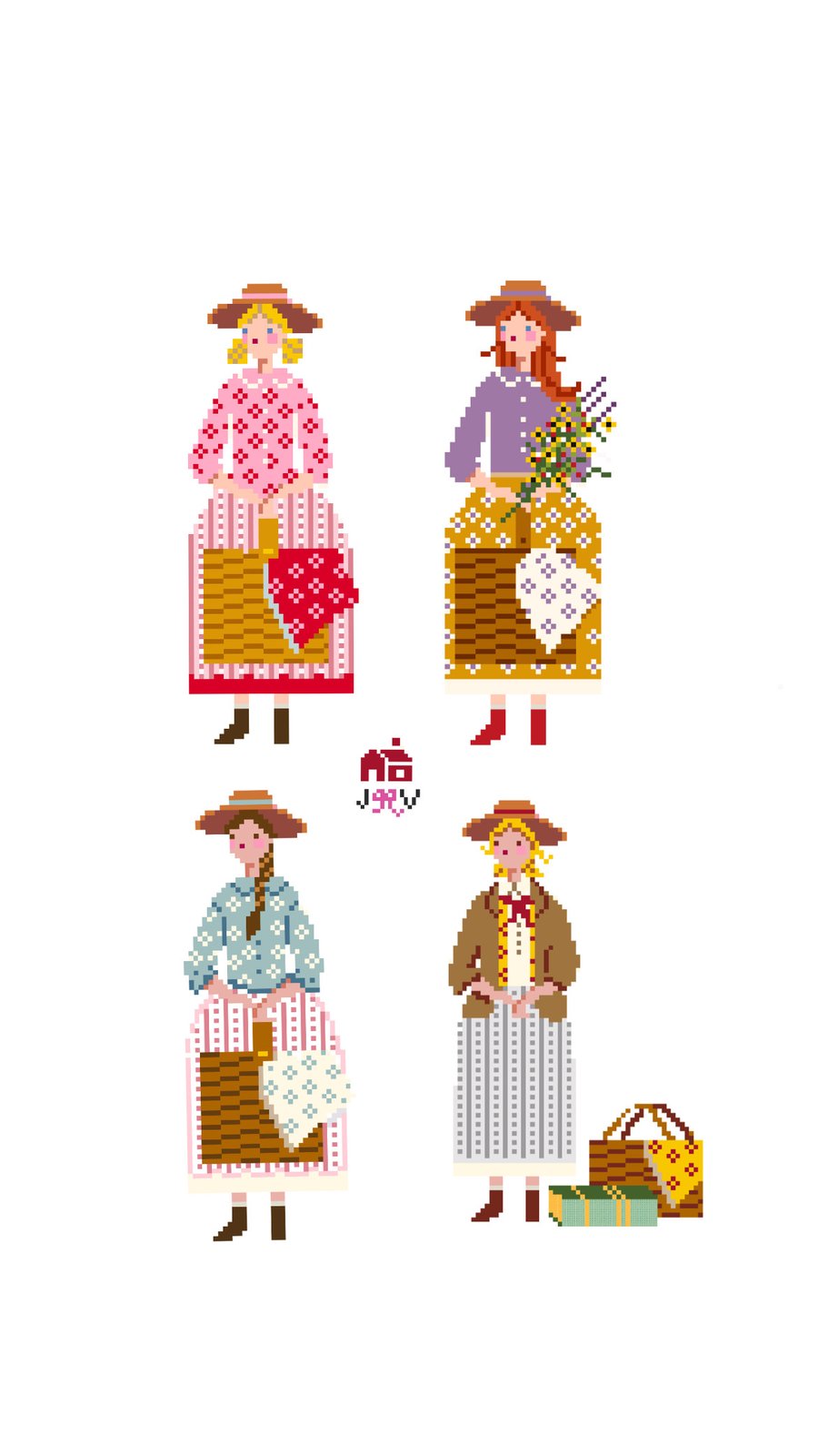 Little Women Ornaments