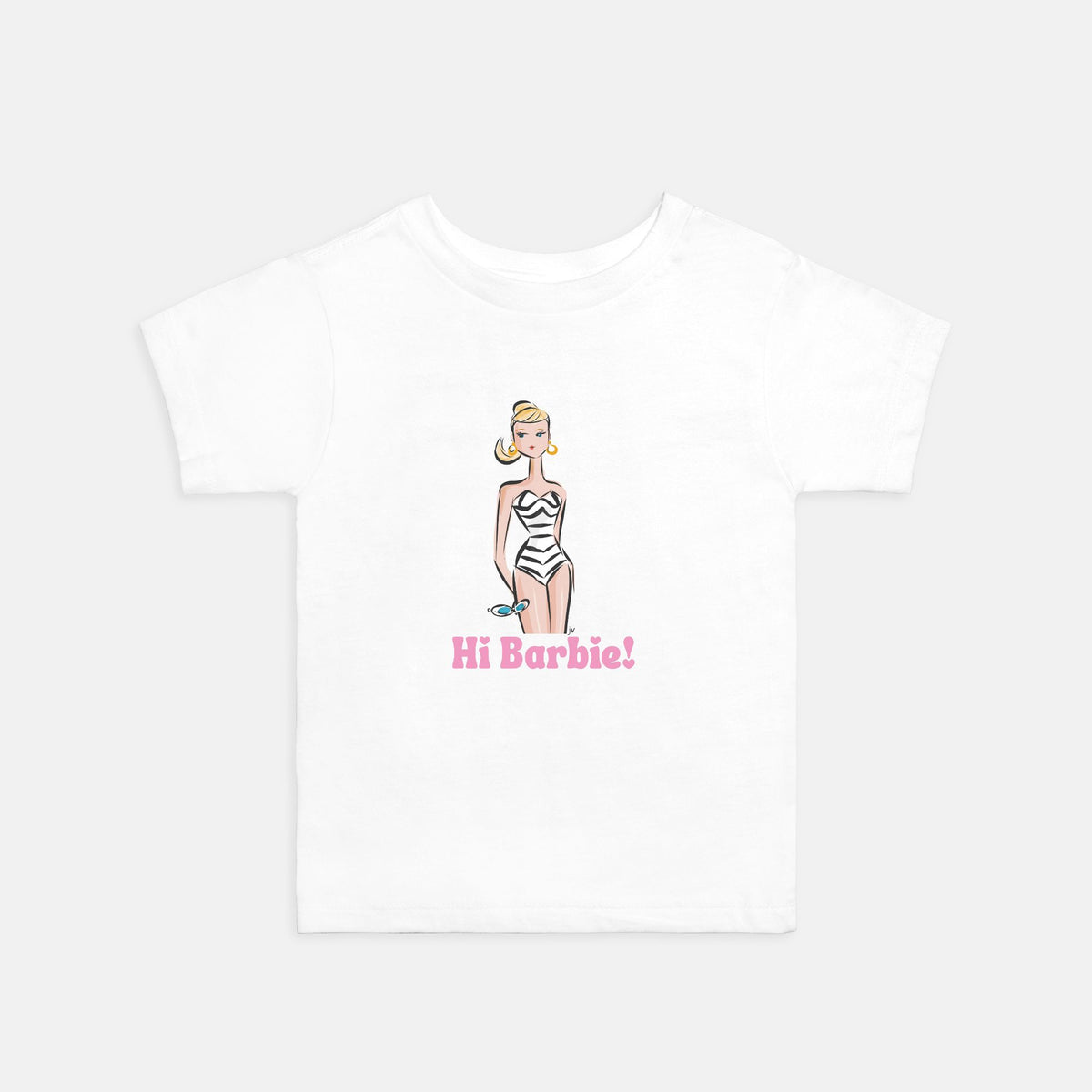 Hi Barbie Toddler Tee