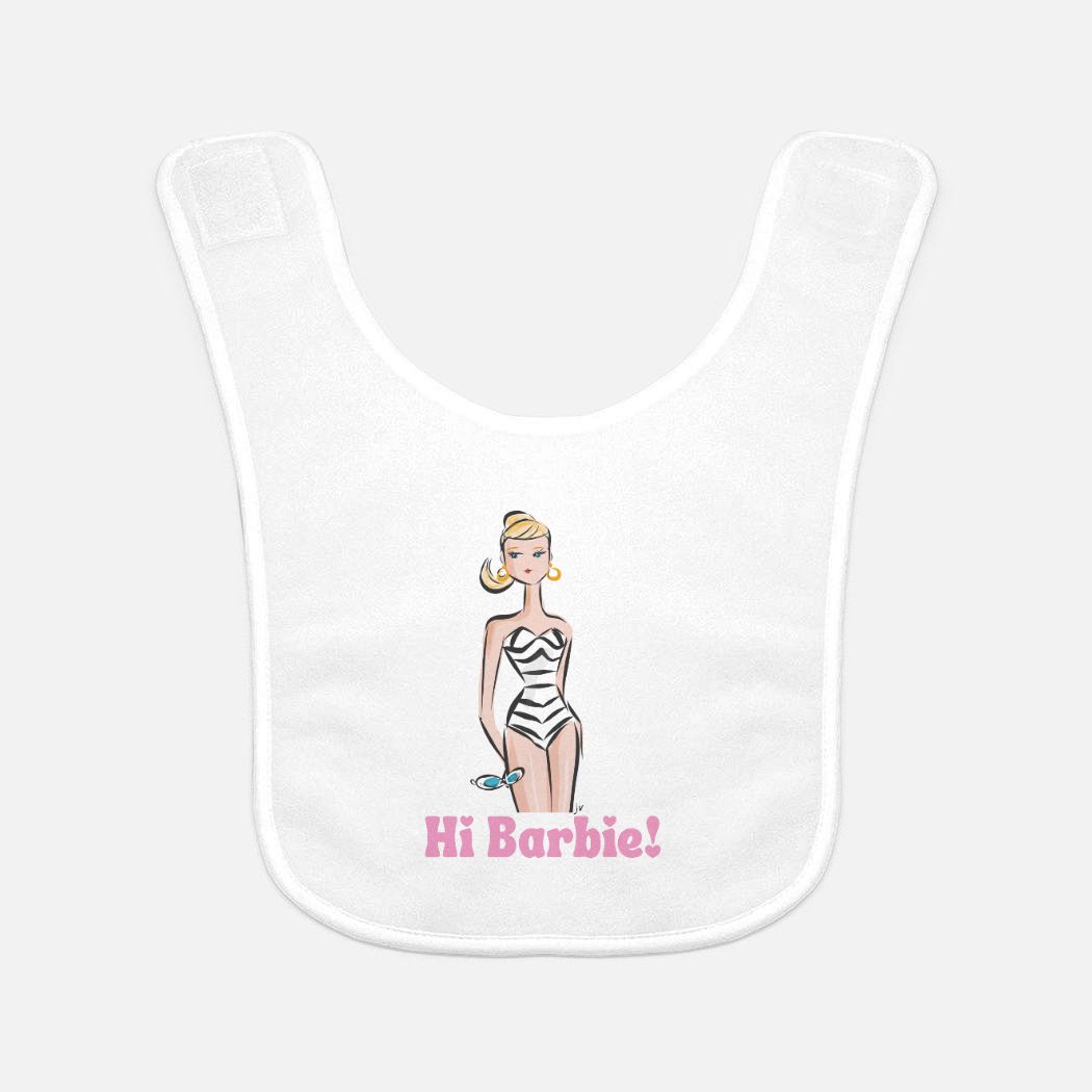 Hi Barbie Baby Bib