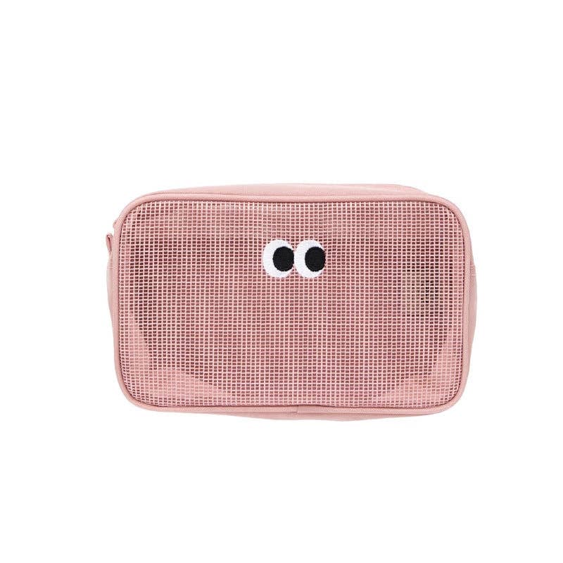 Cute Eyes Portable Mesh Cosmetic Bags MK2BLW6W10BOB665