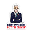 Ridin' With Biden Sticker