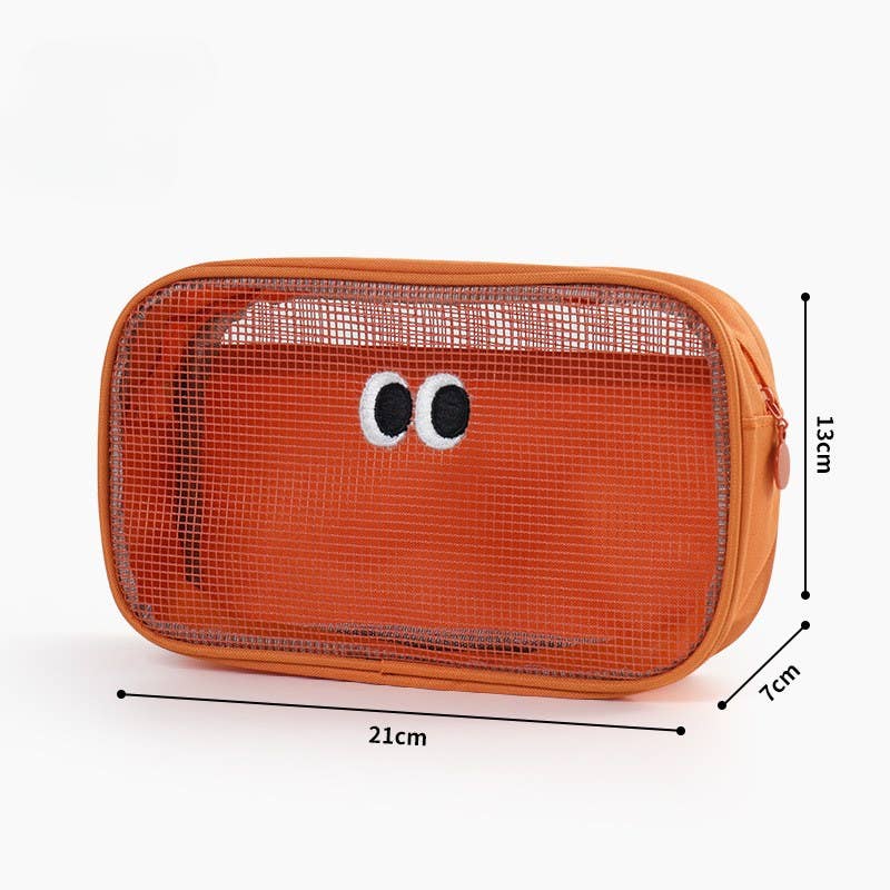 Cute Eyes Portable Mesh Cosmetic Bags MK2BLW6W10BOB665