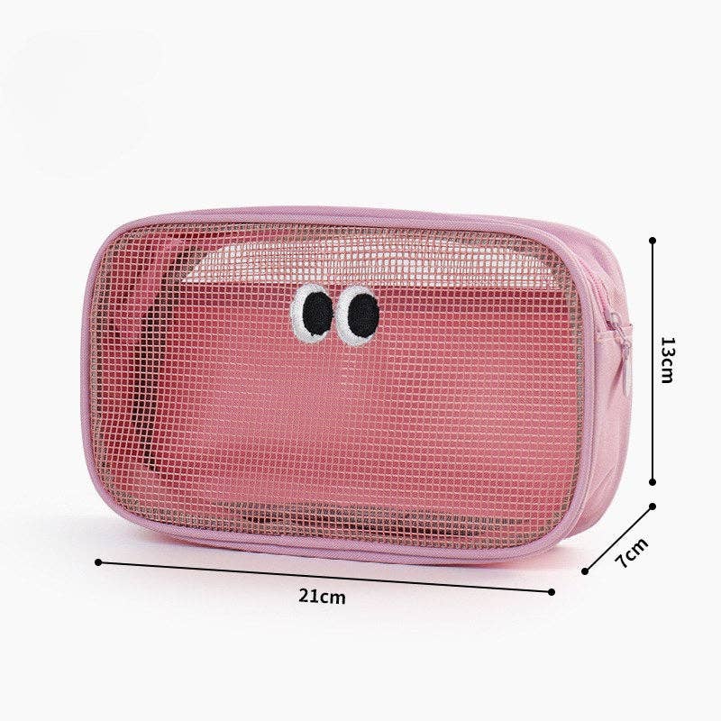 Cute Eyes Portable Mesh Cosmetic Bags MK2BLW6W10BOB665