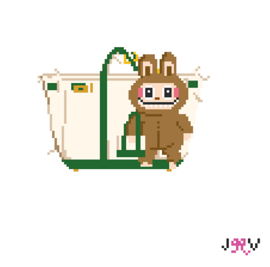 Needlepoint -  Labubu Bag Charm Canvas
