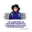 Linda Richman Coffee Talk Sticker