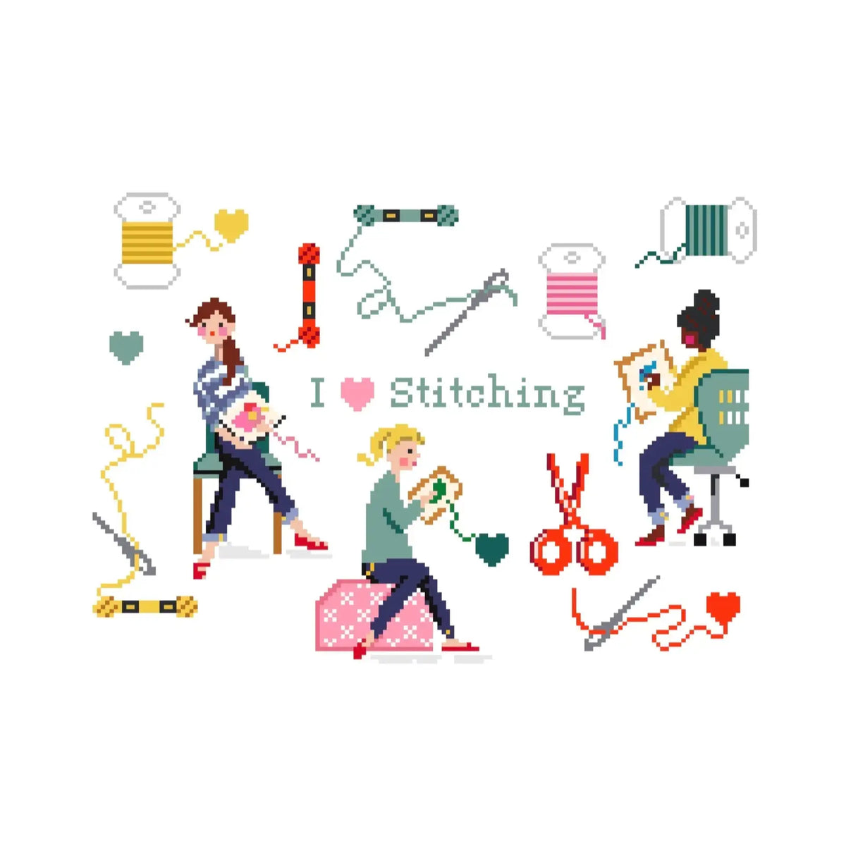 JV271 - I Love Stitching