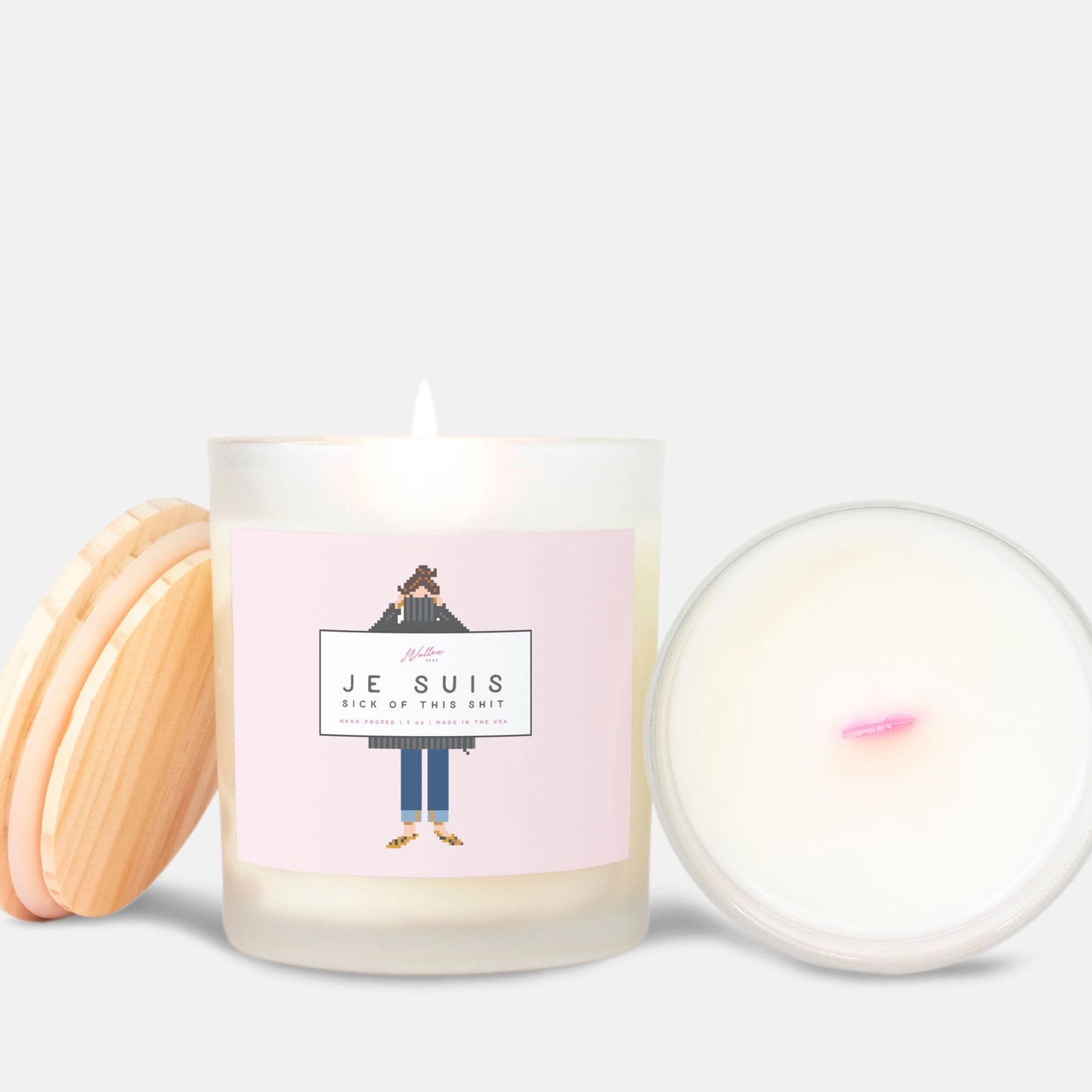 Je Suis Sick of This Shit Candle (Pink) 2026