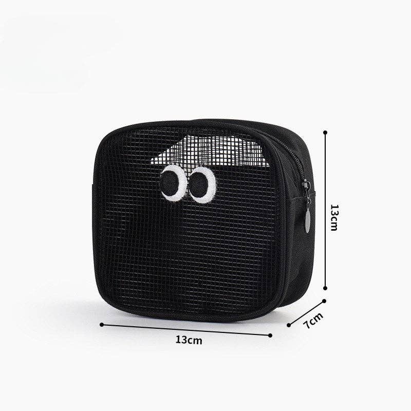Cute Eyes Portable Mesh Cosmetic Bags MK2BLW6W10BOB665