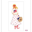 VJV101 - Flag Girl Needlepoint Canvas