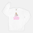 Taylor Swift Eras Lousy Crewneck Sweatshirt White