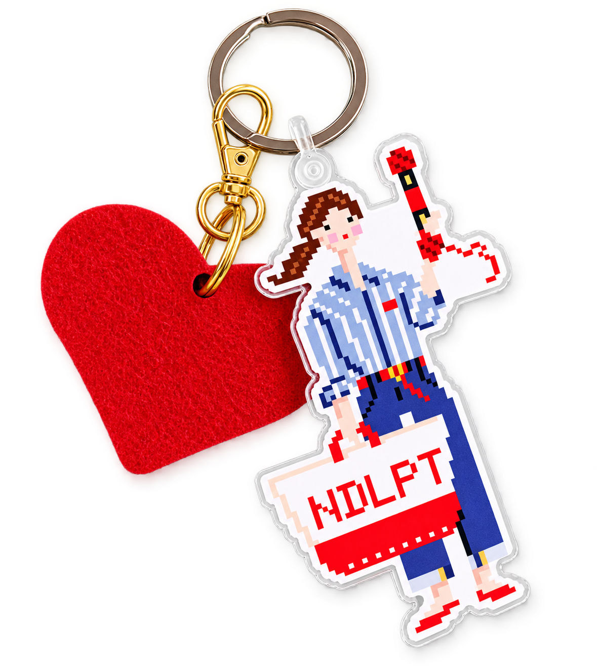 Needlepoint Keychain/Bag Charm