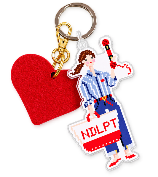 Needlepoint Keychain/Bag Charm