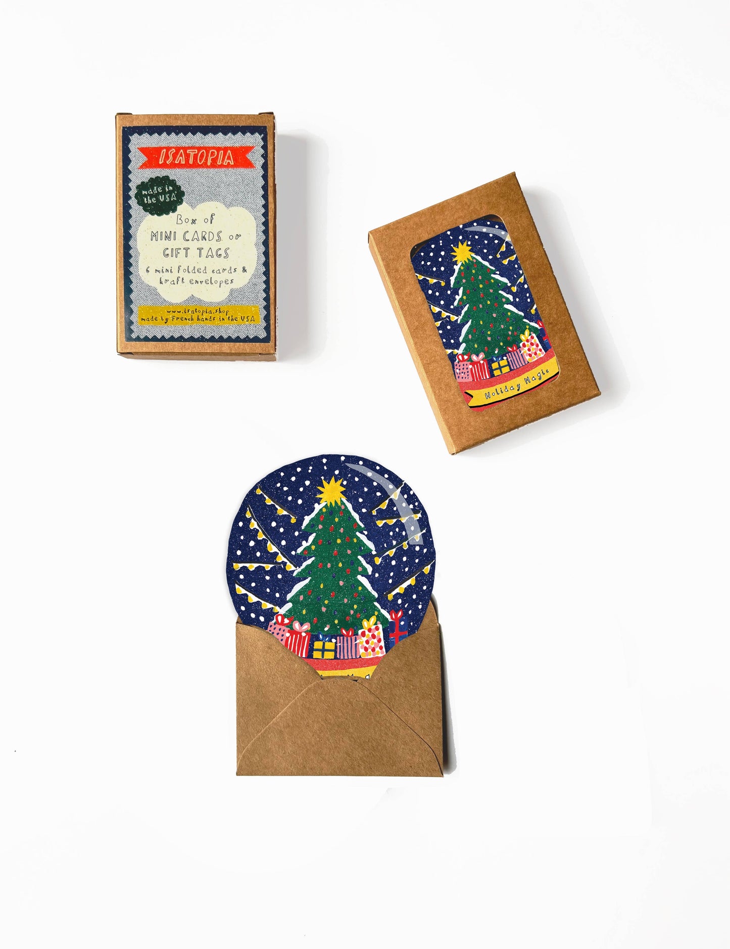 Snow Globe Mini Cards - Box of 6