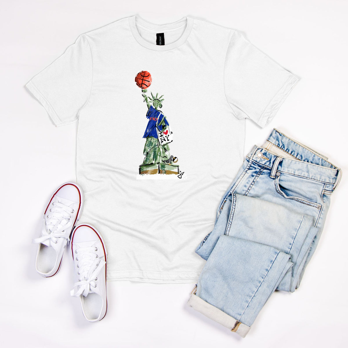 Lady Liberty Knicks NYC Unisex Shirt