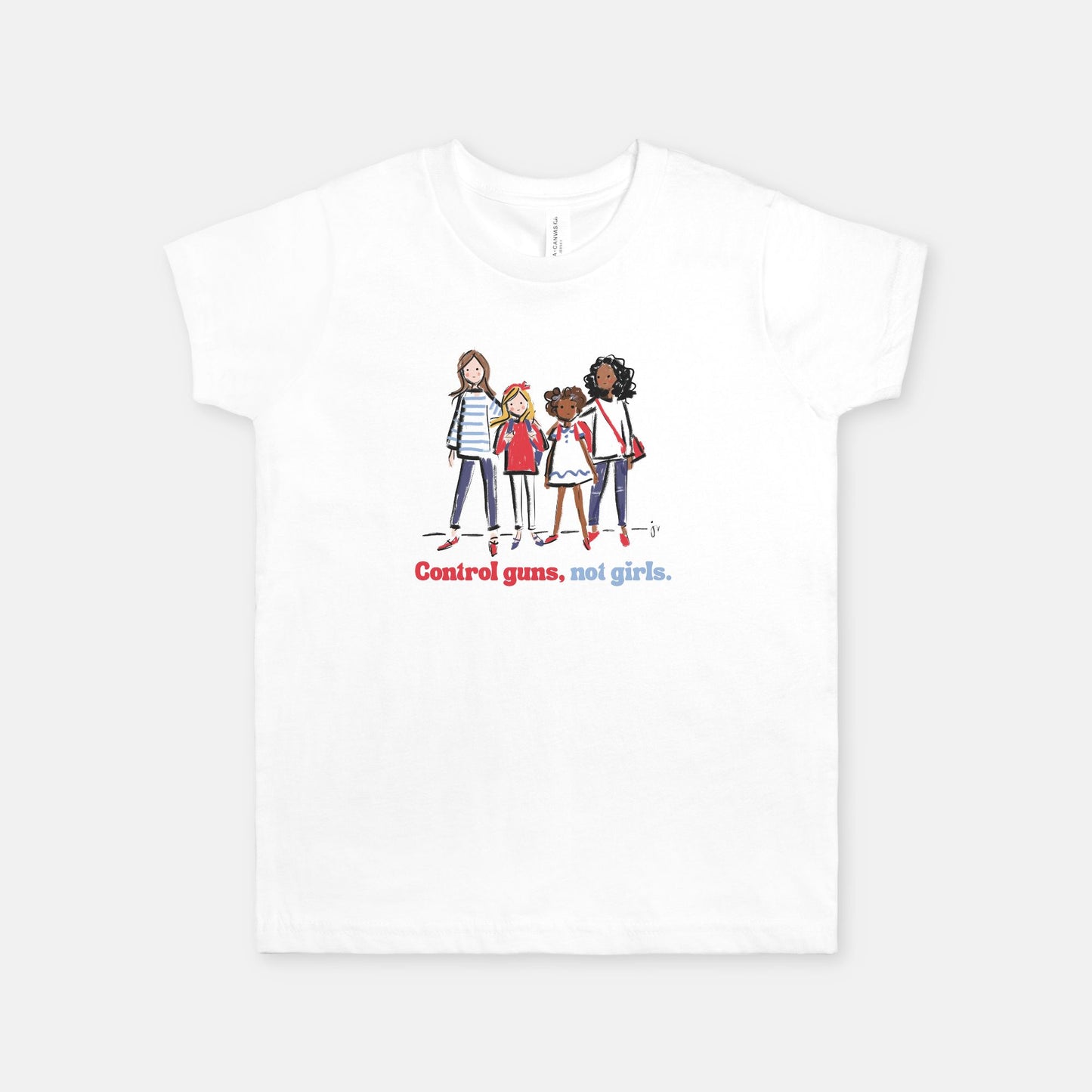 Control Guns, Not Girls YOUTH tees
