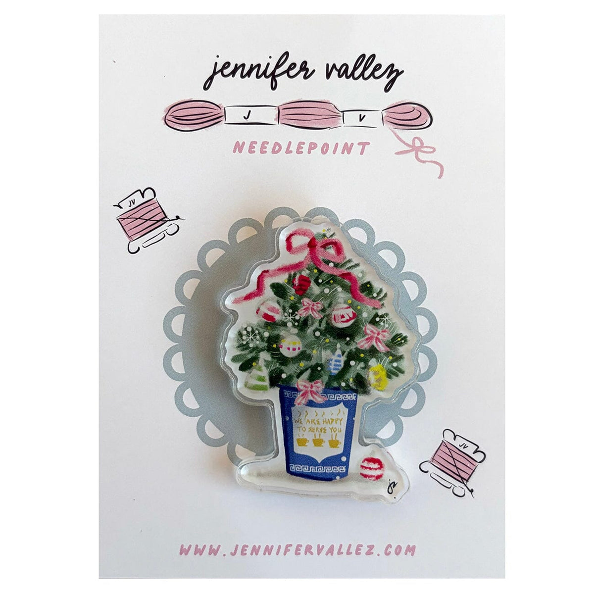 Anthora Cup Holiday Needleminder